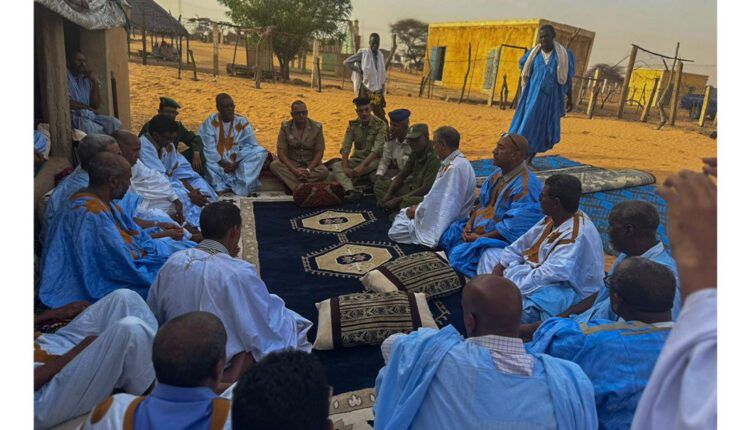 حاكم لعيون يبلغ تعازي رئيس الجمهورية لأسرة أهل عالي ولد الشيخ المهدي