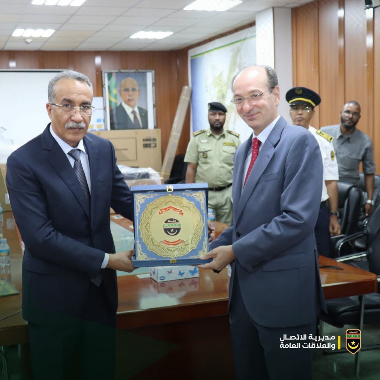 الأمن الوطني يتسلم معدات لوجستية وأجهزة إلكترونية مقدمة من التعاون الإسباني