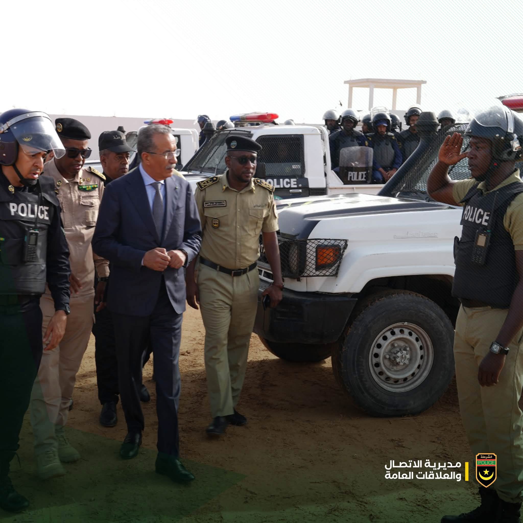 المدير العام للأمن الوطني يشرف على اختتام المرحلة الأولى من تدريب سرايا حفظ النظام في نواكشوط